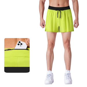 Custom Men's Women's Solid Woven Mid Casual Waterproof Breathable Anti-Wrinkle Quick Dry Compression Shorts <b>Athletic</b> Gym Running - Product Image 1