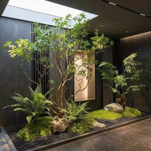 Bouquet d'herbe de cheval artificielle en plastique 100cm-200cm pour vitrine, aménagement paysager, plante hautement réaliste, haut de gamme, bionique d'intérieur - Product Image 3