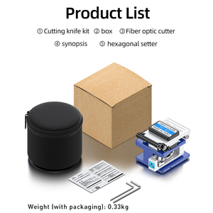 ZOERAX FC-6S Cleaver serat optik 250μm dilapisi baja, alat pemotong pengupasan FTTH alat koneksi dingin peralatan serat - Product Image 3