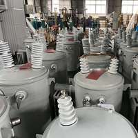 Transformador Monofásico de Poste de 25KVA, 11KV, 120V, 240V, Sumergido en Aceite, Doble Bobinado, Personalizado ANSI, Alta Fiabilidad Eléctrica