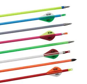 Hochwertige Wirbel 500-1500 Jugendpfeile Bogenschießen Pfeile geeignet für Outdoor Sport Anfänger-Praxis