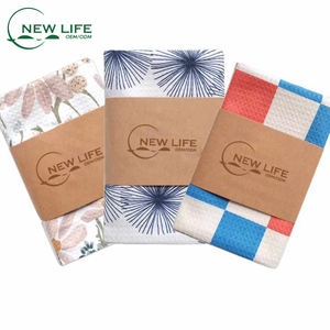 Absorberend Op Maat Gemaakte Logo Gedrukt Snel Droog Zandvrij Op Maat Gemaakte Wafel Geweven Handdoek Groothandel Microvezel Strandhanddoeken Afdruk - Product Image 3