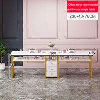 Ensemble table et chaise de pédicure, mobilier de salon, table et chaise de manucure, table de manucure simple et luxueuse, extensible
