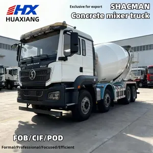 SHACMAN DeLonghi M3000Sセメントモルタルミキサートラックコンクリート混合輸送タンク中国製 - Product Image 2