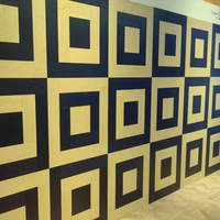 Parquet contrecollé moderne multicolore à motifs variés en chêne, noyer noir et teck, compatible chauffage par le sol, pour salon et villa