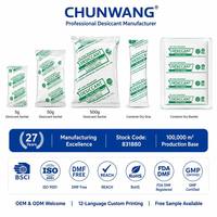 CHUNWANG SorbMax-A300 Déshydratant au chlorure de calcium, absorption à 300 %, sans fuite, emballage Tyvek, déshydratant personnalisé OEM de qualité alimentaire pour conteneurs