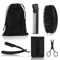 Kit de Limpieza y Cuidado de Barba para Hombre, Personalizado y Profesional, de Acero Inoxidable y Plástico