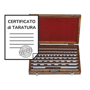 KIT 47pcs Johnson BRA47/1 <b>gauge</b> blocks gr.1 + ACCREDIA certification - Product Image 1