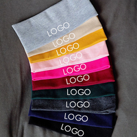Bandeaux de sport élastiques personnalisés en nylon et coton, fins, antidérapants et respirants pour hommes et femmes, idéaux pour le yoga, le fitness et la course en extérieur