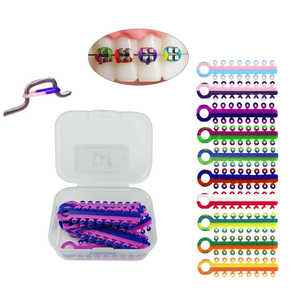 1000 élastiques Orthodontiques – Attaches Dentaires En Caoutchouc Pour Appareil Dentaire