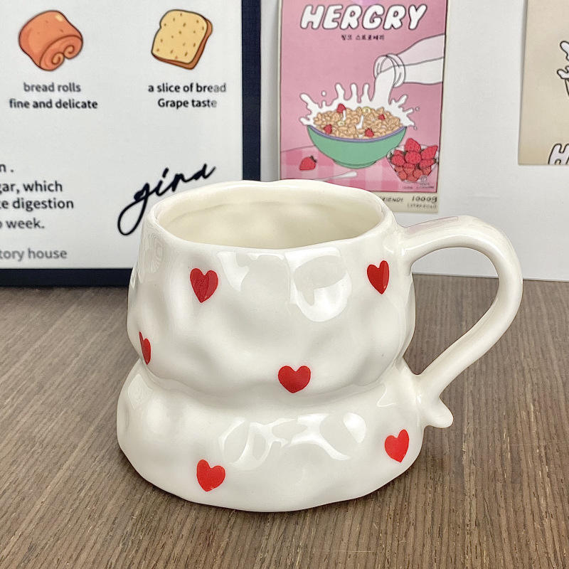 [Single Cup] Hand-squeezed Cup - Heart