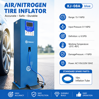 Gonfleur de pneus automatique à azote KI-08A, machine de gonflage de pneus numérique avec écran LCD pour la réparation automobile, les garages et les stations-service