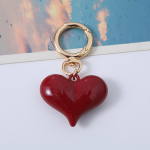 Fashion Korean Ins Style Pink <b>Heart</b> <b>Bag</b> Charms Purse Pendant for Women Girls Gifts - Product Image 4