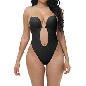 LANGQIN Body gainant dos nu pour femme, rehausseur de fesses, maintien ferme, respirant, fin - Product Image 2