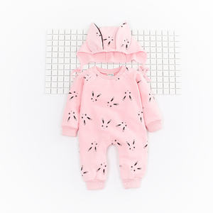 Nouvelle Arrivée Vente en Gros Tenue pour Tout-Petits Vêtements pour Bébés Nouveau-nés Combinaison à Manches Longues avec Capuche - Product Image 3