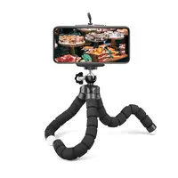 KALIOU - Mini Flexible Smartphone Octopus Vlog Video Camera Selfie Stick Phone Stand Tripod for Live
