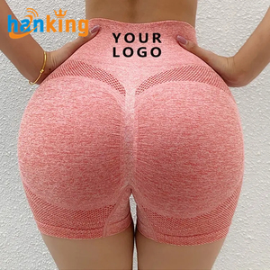 Ehanking-Mallas Ligeras para Mujer, Pantalones Cortos de Yoga sin Costuras, Cintura Alta, Levantamiento de Glúteos, Entrenamiento, Ciclismo, Jogging - Product Image 3