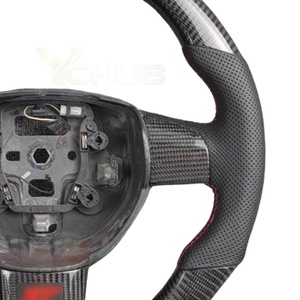พวงมาลัยกีฬาคาร์บอนไฟเบอร์แท้  หุ้มหนัง Nappa  ปรับแต่งได้  สำหรับ Focus II MK2 MK3 ST RS CC XR5 Turbo  แบบ <span class=keywords><strong>3</strong></span> ก้าน - Product Image 3