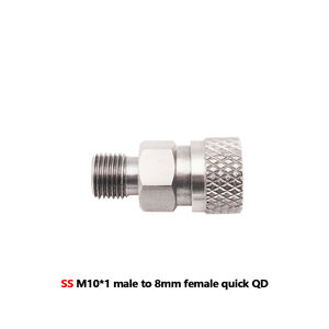 HPA Gás Foster Quick Disconnect Adapter 8mm Acoplador NPT BSP G1/8 ''Blind Plug Adaptador Feminino Masculino para Ar para <span class=keywords><strong>Paintball</strong></span> - Product Image 2