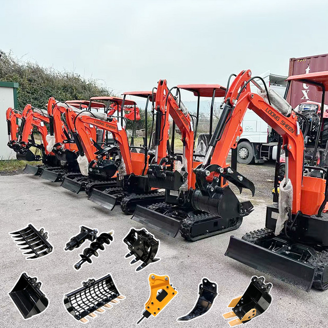 Free Shipping Mini 3.5 Ton Excavator High Digging Force Small Hydraulic Excavator CE EPA Engine Mini Hydraulic Excavator Motor