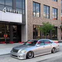Para Lexus LS430, nuevo Kit de Material plástico ABS, accesorios de parachoques delantero y trasero, faldas laterales para una actualización de coche Original perfecta