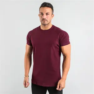 T-shirt personnalisable, en Spandex, vêtement de Sport pour hommes, entraînement à domicile, 2021