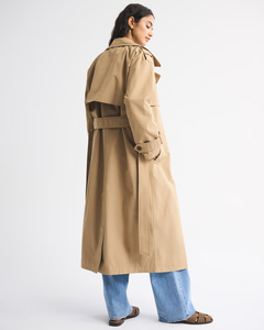 Personalizzato donna kaki lusso lungo inverno oversize Waterpoof con cappuccio <span class=keywords><strong>Trench</strong></span> di alta qualità per le signore delle donne - Product Image 6