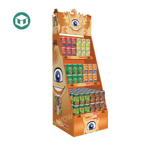 Rak Display kardus kertas promosi permen pajangan berdiri dengan ukuran & warna dapat disesuaikan perakitan mudah - Product Image 6