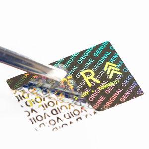 Custom Die Cut VOID Holographic Laser Stickers Label Resistant Tampering Removed Warranty Security Seal Glossy Finish PVC Vinyl - Product Image 1