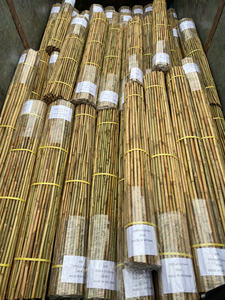 Piquets de bambou séché de petit diamètre – Soutien durable en bambou pour les plantes de jardin potager et agricole - Product Image 5