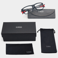 Monture de lunettes classique et tendance pour homme en TR90, double couleur, avec branches antidérapantes réglables et charnière à ressort
