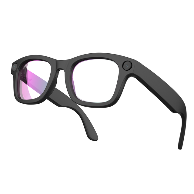 AI Wireless Glasses with Camera 220mAh Battery 10Hhrs Working Time Support 165 Languages Translate 32GB Memory AI Glasses