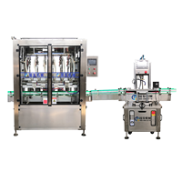 Ligne de remplissage automatique de bouteilles de 1L, 2.5L, 5L pour huiles végétales (tournesol, olive, arachide, noix de coco) et huiles comestibles
