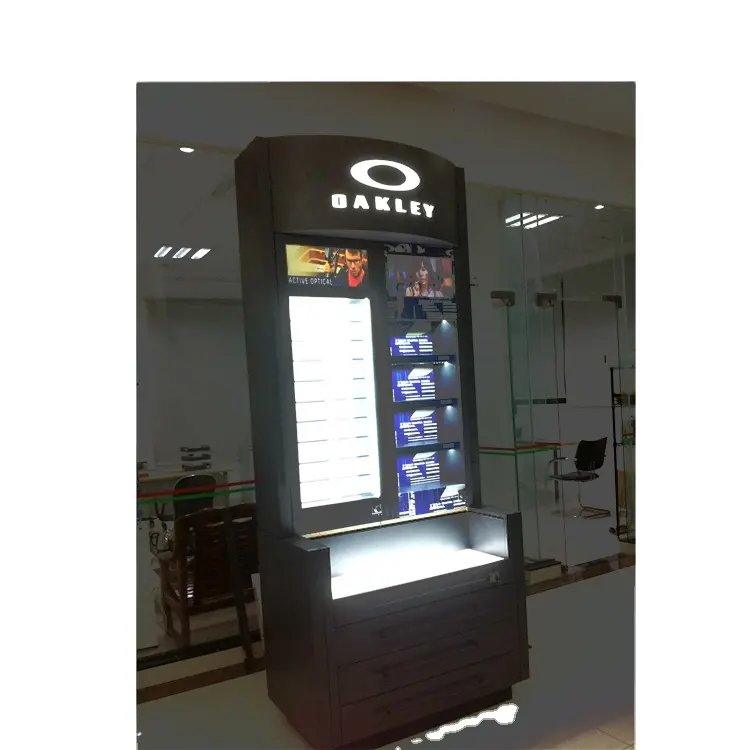 Increase Brand Awareness Eyeglass Store Eyewear Shop Merchandising Locking Sunglasses Display Show Case