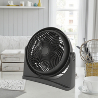 8 pouces bureau petit cercle rond 3 lames vitesse sans minuterie Table boîte ventilateur Ventilador De Caja