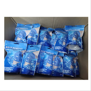 Vendajes de envoltura de hielo de recuperación para aliviar el dolor muscular deportivo reutilizable popular con compresión en frío instantáneo de <span class=keywords><strong>gel</strong></span> (7,5 cm y 10cm) - Product Image 5