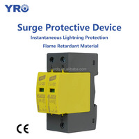 YRO Budget Friendly Type2 AC Dispositif de protection contre les surtensions 10KA à 20KA 2P SPD T2 Parafoudre pour usage industriel Protection 385V