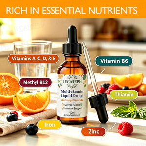 <span class=keywords><strong>Gocce</strong></span> Liquide Multivitaminiche di Alta Qualità per la Salute Generale con <span class=keywords><strong>Vitamina</strong></span> <span class=keywords><strong>A</strong></span>, C, D ed E - Product Image 2