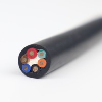 Cable de Cadena Portacables Blindado de Alta Calidad y Resistencia LIBIN NBR-JTVP 6x2.5 con Conductor de Cobre y Aislamiento de PVC para Elevación, -40°C~+105°C