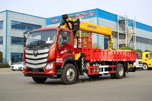 Grue télescopique sur camion Zoomlion Futian de 8 tonnes |   Bras à cinq sections, deuxième section extensible, hauteur de levage 19,5 m, Yuchai - Product Image 2