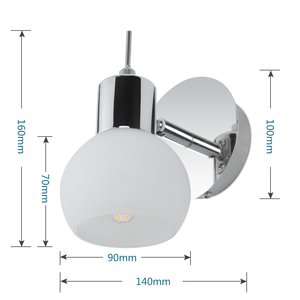 Modern iron LED wall <b>lamp</b> Hotel bedroom <b>touch</b> control <b>lamp</b> Wall-mounted indoor home decor LED wall <b>lamp</b> for bedroom - Product Image 4