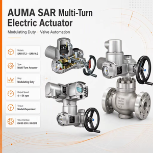 ตัวกระตุ้น AUMA SAR ระบบอัตโนมัติ มอเตอร์แบบหมุนหลายรอบ สำหรับควบคุมอุตสาหกรรม - Product Image 1