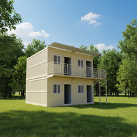 Escalier extérieur professionnel OEM pour maison préfabriquée modulaire à 2 étages, à assemblage rapide, écologique et économique, pour les travailleurs de la construction