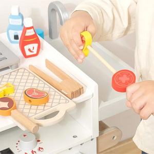 Juego de Cocina de Juguete de Madera Educativo para Niños en Edad Preescolar, Juguetes de Cocina para Niños, Juego de Imitación - Product Image 6