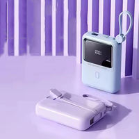 Chargeur portable en gros 10000 mAh Mini Power Pack avec câble Affichage numérique Charge rapide PD22.5W