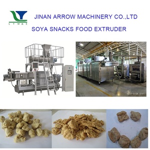 Extrusora de <span class=keywords><strong>soja</strong></span> con alto contenido de proteína, planta automática de fabricación de alimentos de proteína de <span class=keywords><strong>soja</strong></span> con componente de motor central de aplicación TVP - Product Image 4