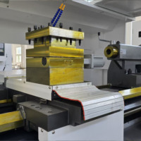 Tour CNC CK6180, portée de coupe 800 mm, guidage 600 mm, alésage de broche 105 mm, broche A2-11, 11 kW, machine de tournage de métaux lourds