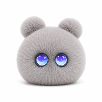 Peluche d'elfe gris parlant avec intelligence artificielle, poupée robot compagnon émotionnel pour enfants