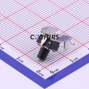 TS-1093B-A9B3-D2 Tactile Switch Through hole Component THT Switch Single Pole Single Throw Round Button 2.5N Right Angle Insert - Product Image 2