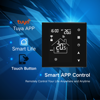 Termostato para Calefacción Eléctrica, Controlador de Temperatura Digital Programable por WiFi, 16A, con Protección Contra Heladas, 230V
